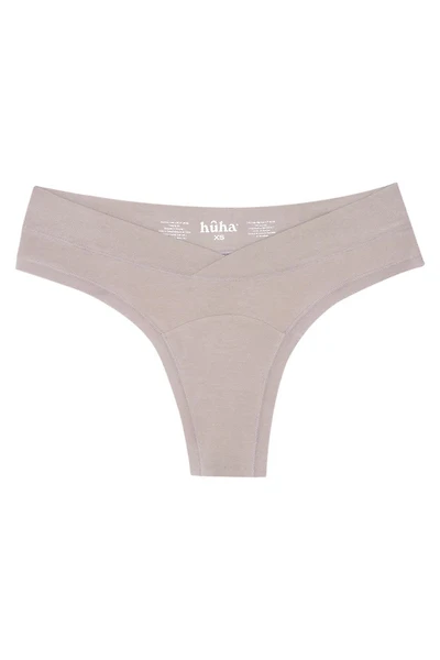 Crossover Thong - Pebble