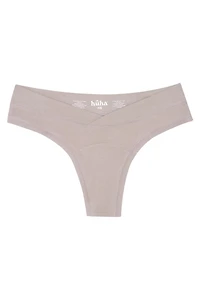 Crossover Thong - Pebble