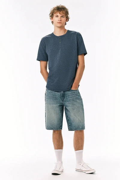 Dean Relaxed Straight Denim Shorts