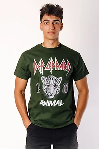 Unisex Def Leppard Animal 1987 Tee