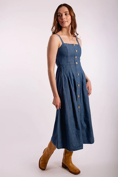 Denim Dream Midi Dress