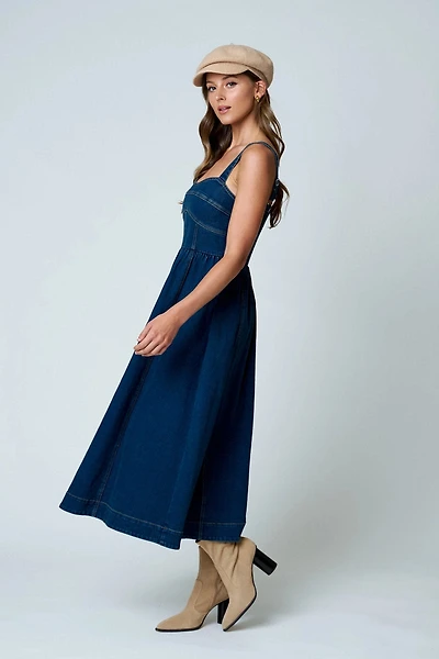 Denim Midi Dress