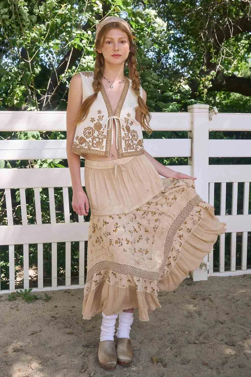 Embroidered Vest