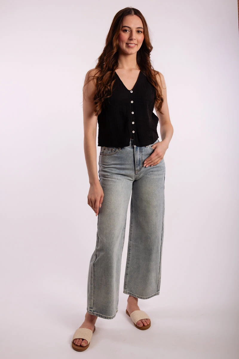 Everyday Baggy Wide Leg Jeans