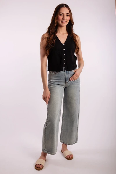 Everyday Baggy Wide Leg Jeans