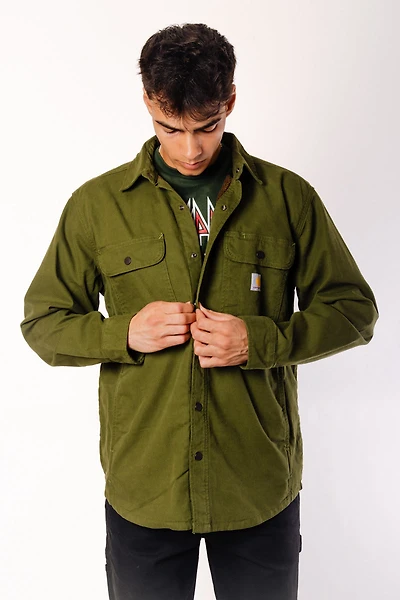 Fleece Lined Shirt Jacket