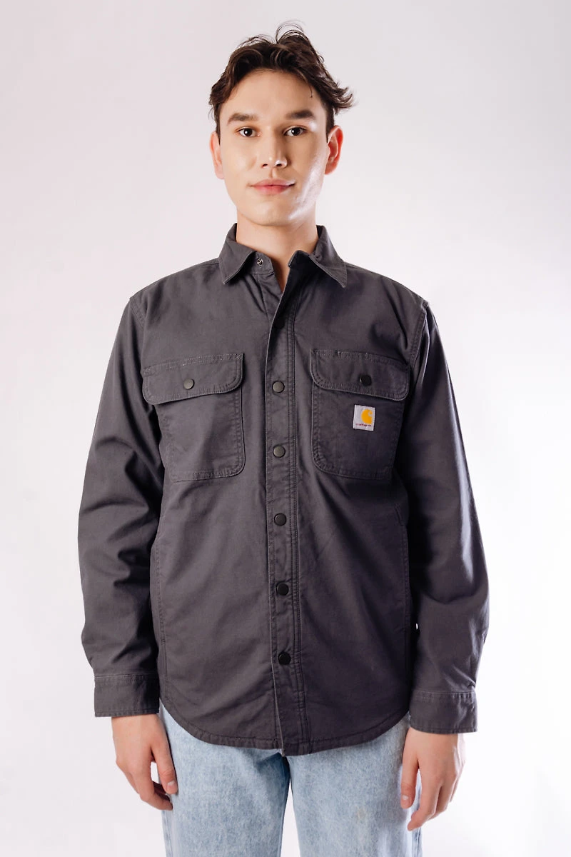 Rugged Fleece Lined Shirt Jacket