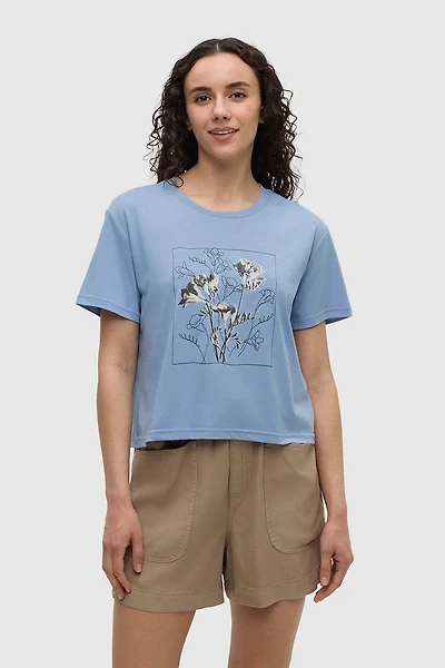 Flora Crop Tee
