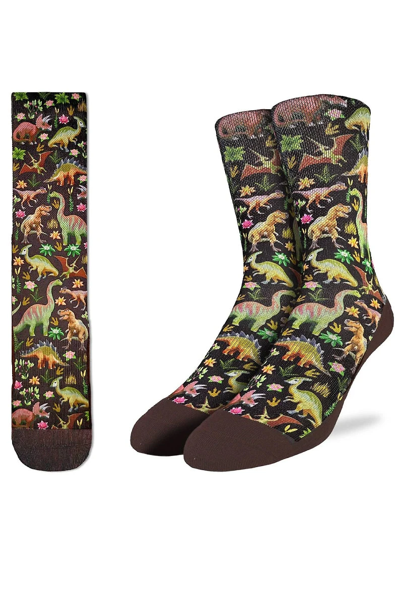 Floral Dinosaurs Sock