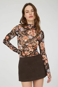 Floral Sheer Top