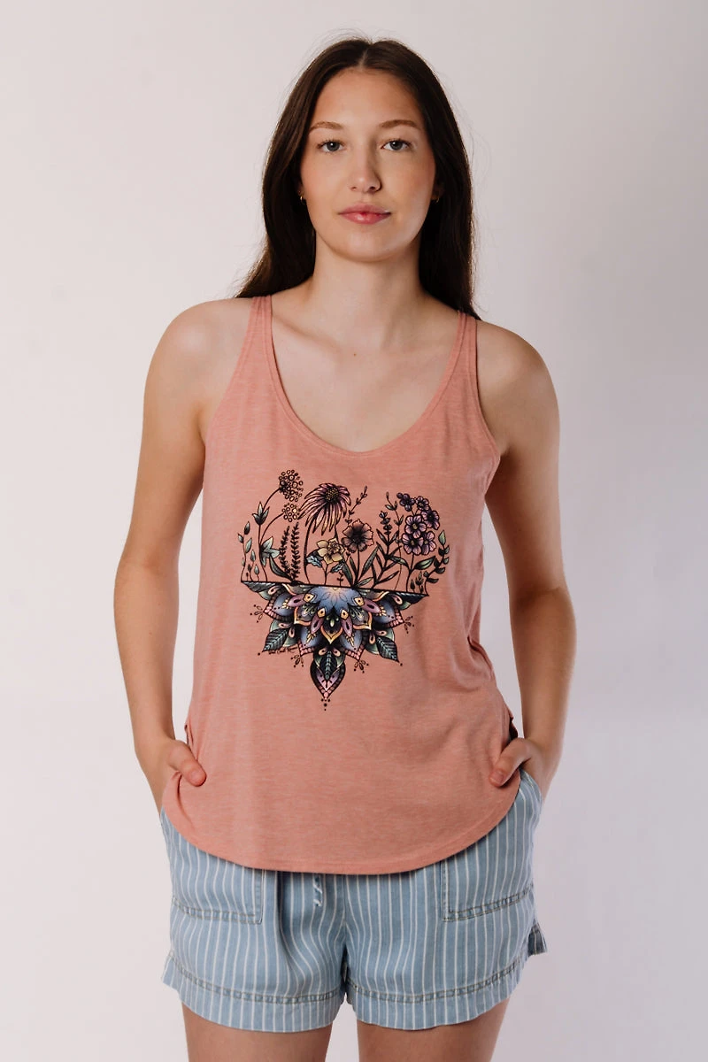 Flower Mandala Festival Tank