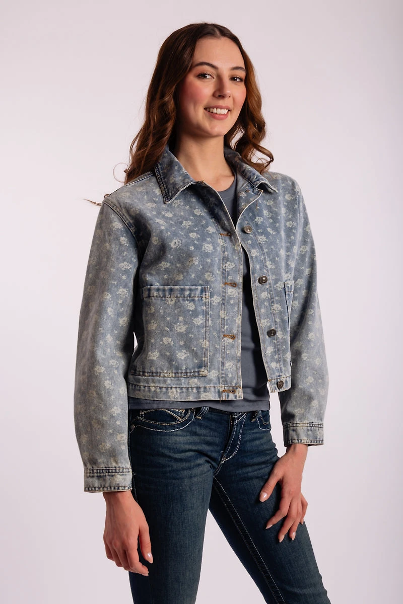 Flower Memory Denim Jacket