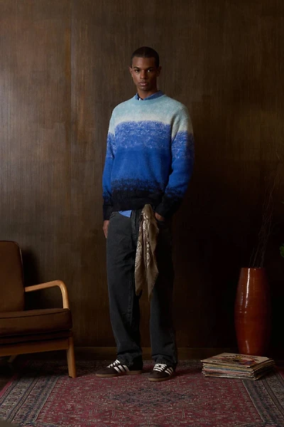 Gradient Knit Crew Sweater