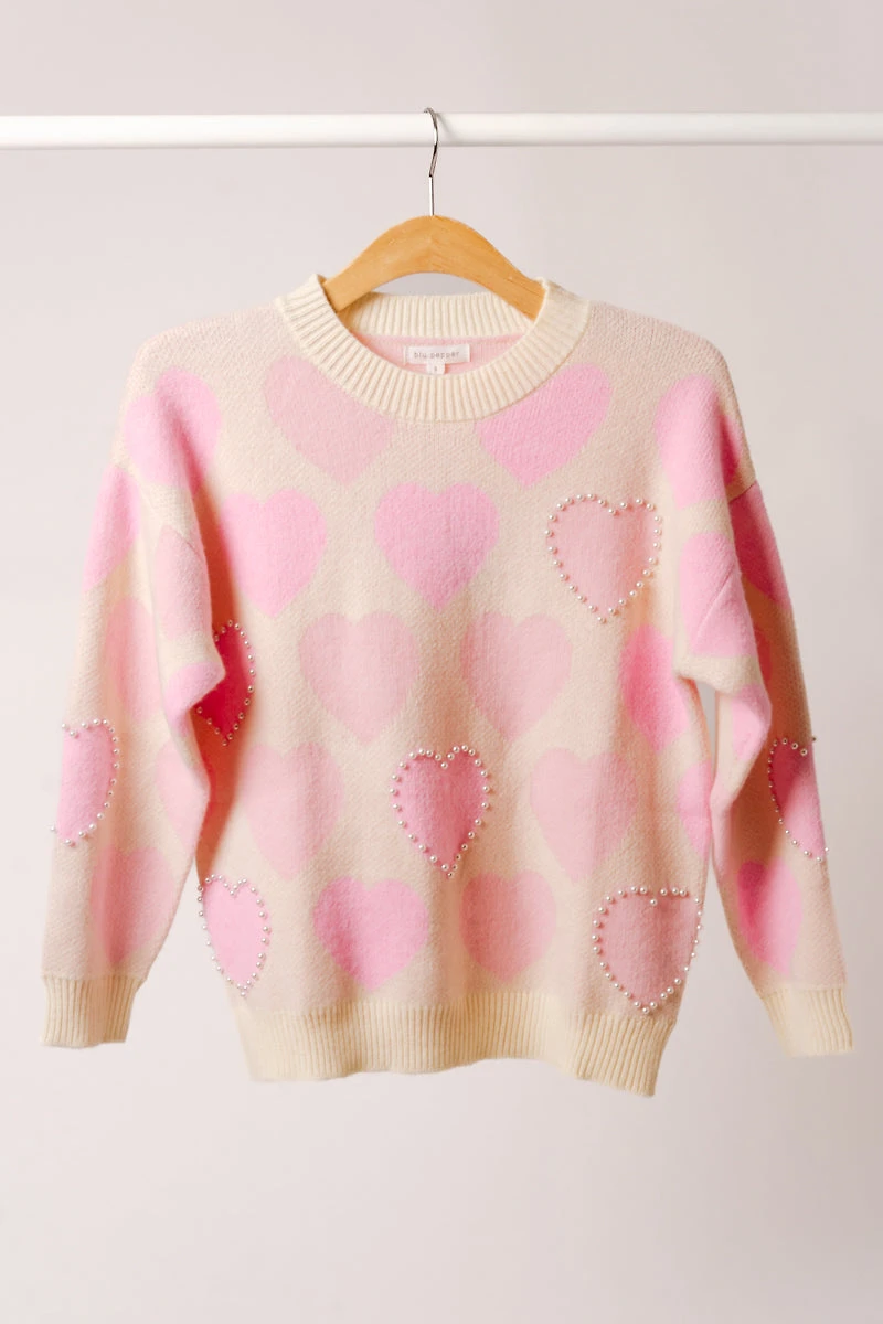 Heart & Pearl Sweater