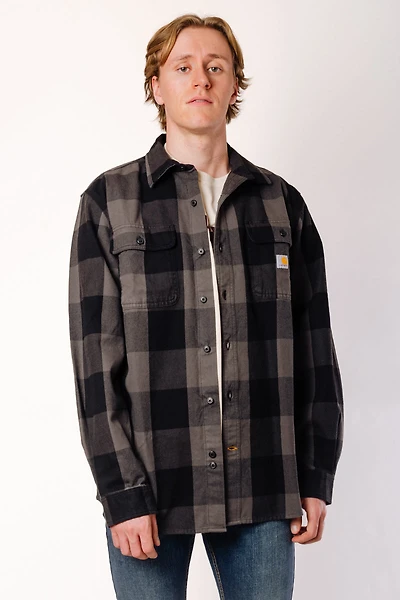 Heavyweight Flannel Plaid Shirt