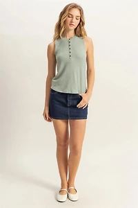 Henley Tank Top