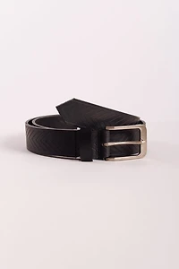 Herringbone Leather Belt