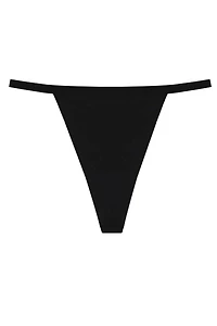 High Rise Sting Thong - Black