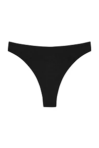 High Rise Thong - Black