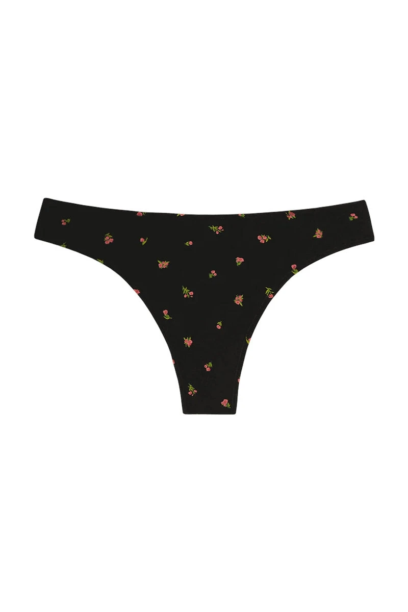 Low Profile Thong - Midnight Rose