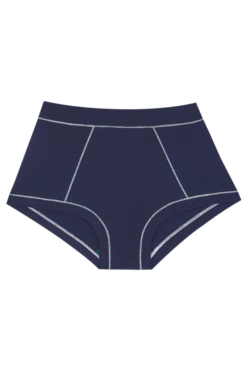 Brief - Navy/White