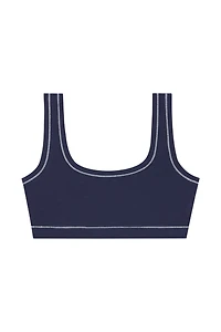 Sporty Bralette - Navy/White