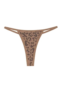 String Thong - Tan Leopard