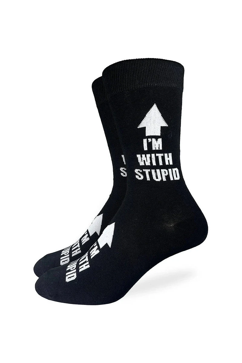I'm With Stupid Socks