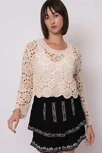 Intertwined Crochet Sweater