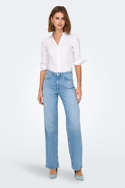 Juicy High Waist Wide Leg Jeans