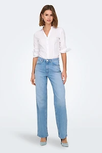 Juicy High Waist Wide Leg Jeans