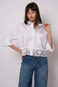 Kerwin Lace Trim Shirt