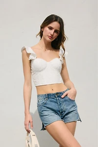 Laters Baby Eyelet Corset Top