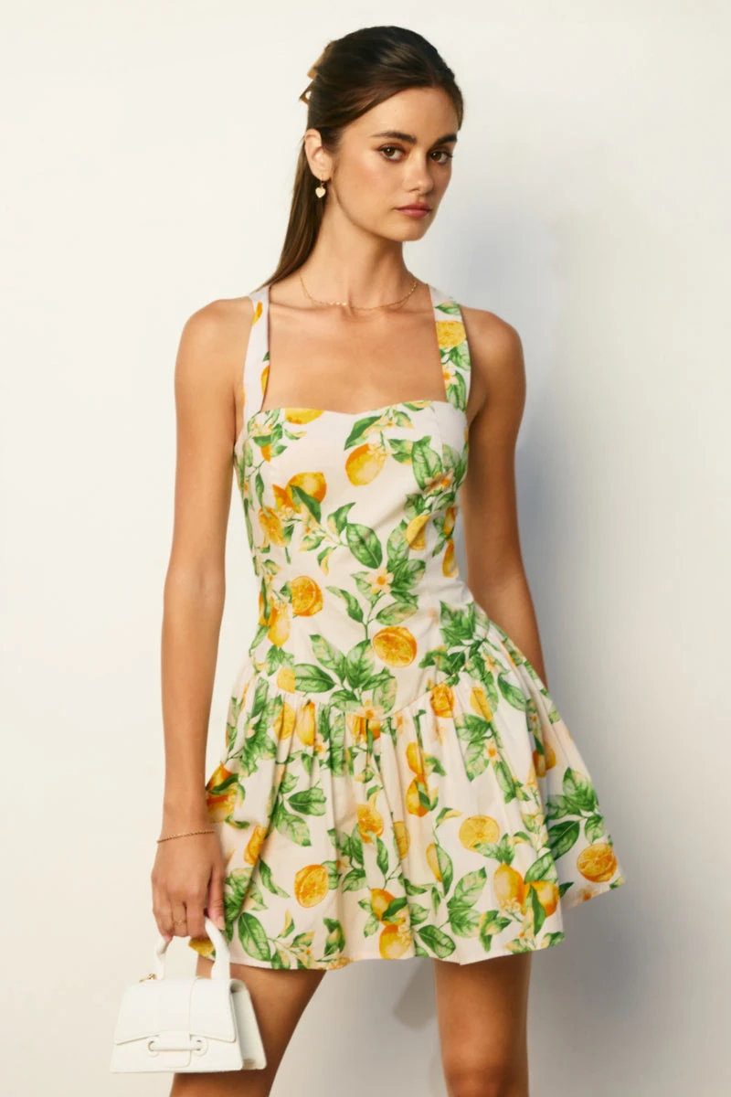 Lemon Crush Mini Dress