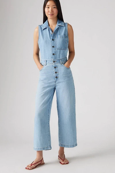 Lightweight Sleeveless Jumpsuit