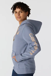 Logo Sleeve Hoodie