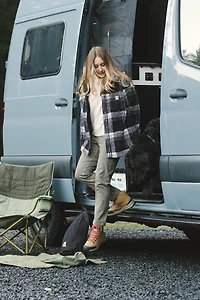 Loose Fit Fleece Coat