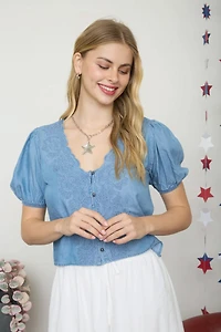 Lovely Melody Embroidered Top