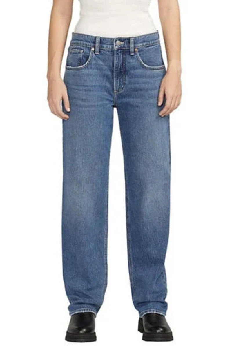 Low 5 High Rise Straight Leg Jeans