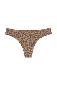 Low Profile Thong - Leopard Tan