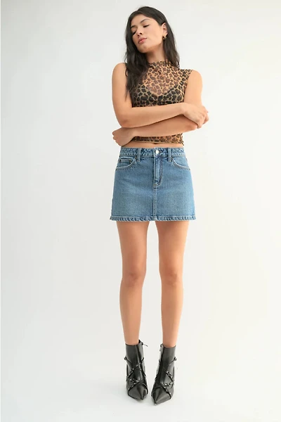 Micro Denim Skirt