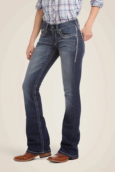 Mid Rise Entwined Bootcut Jeans