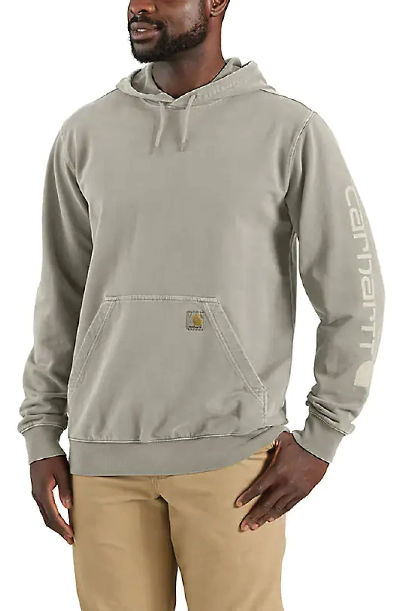 Midweight Garment Dye French Terry Graphic Hoodie