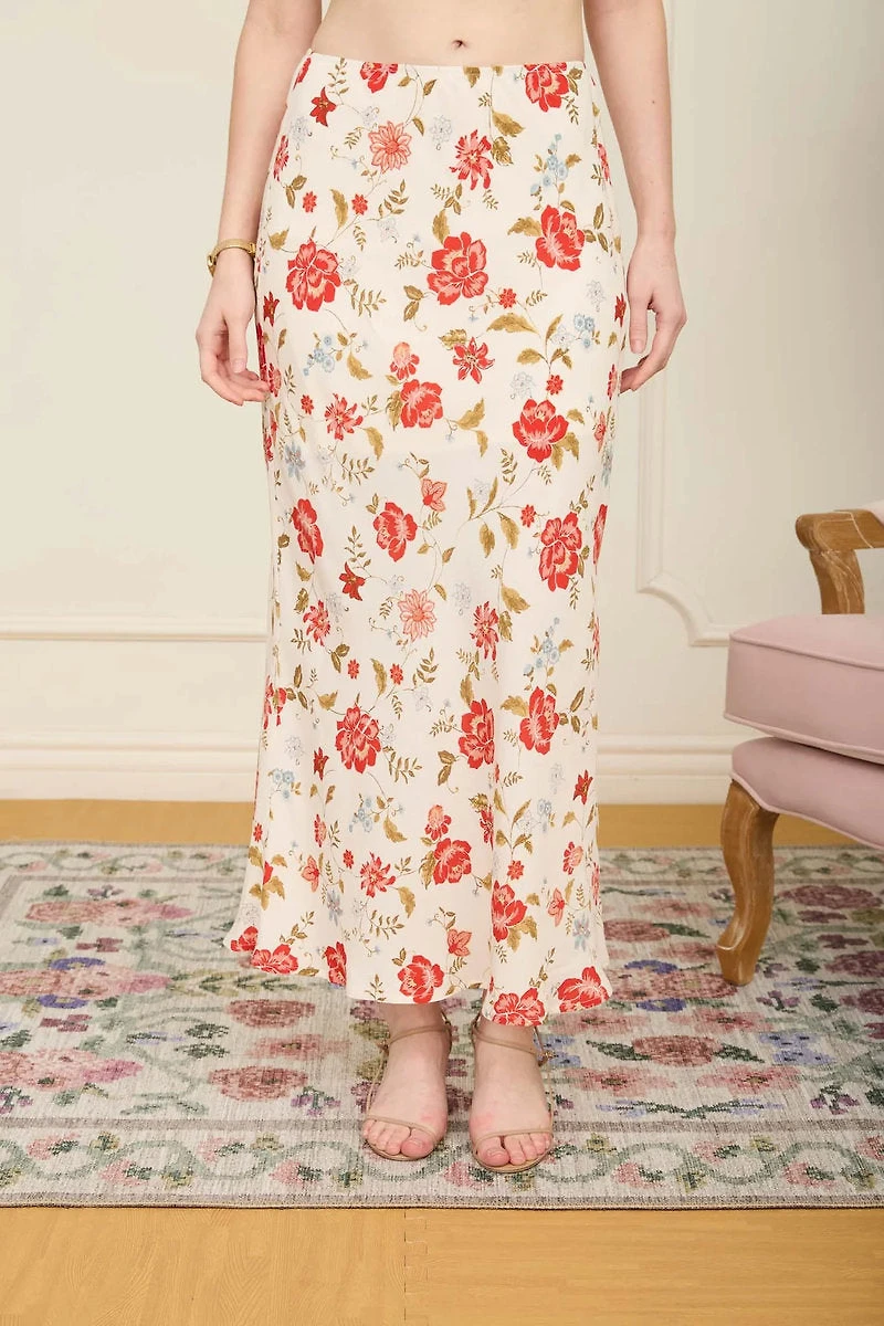 Nantes Floral Midi Skirt
