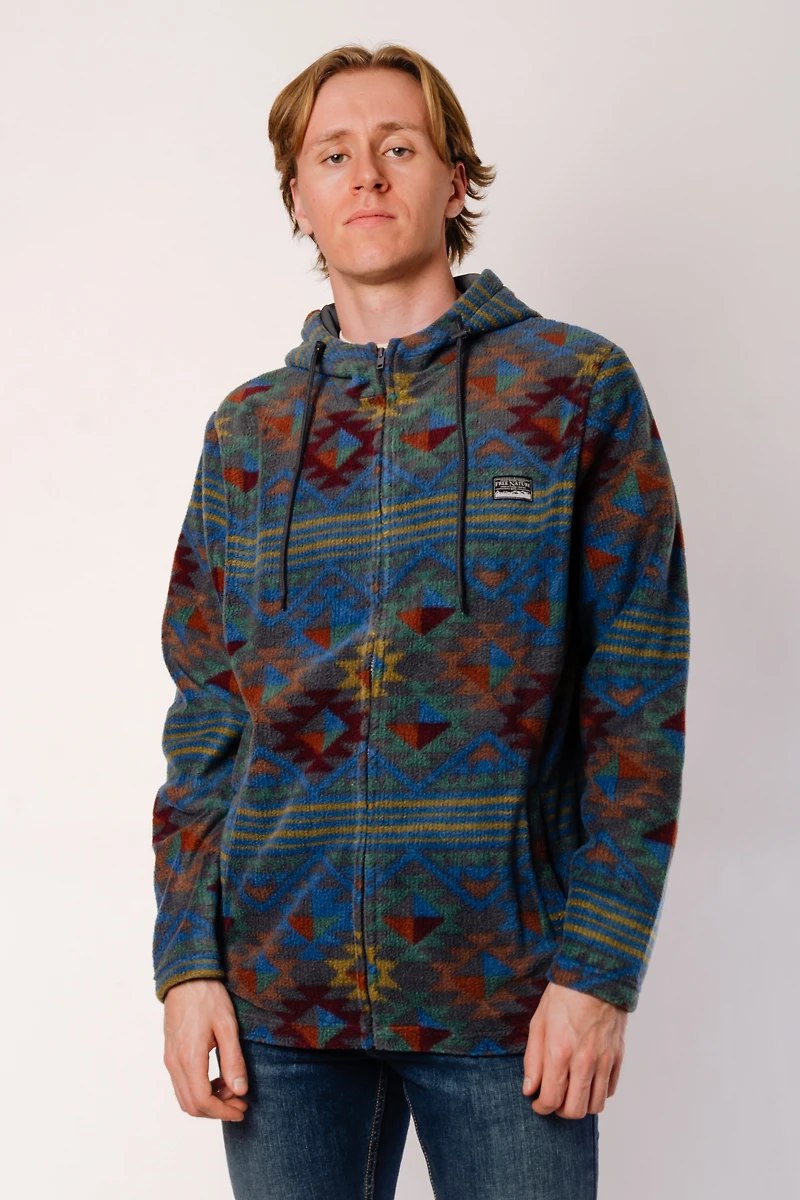 Navajo Hooded Zip-Up