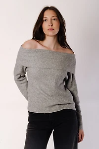 Off-The-Shoulder Sweater