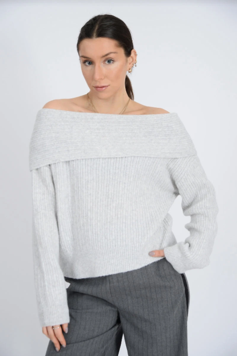 Off-The-Shoulder Sweater
