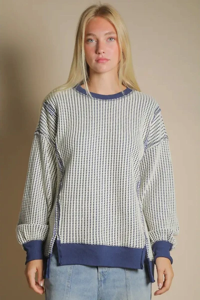 Oversize Waffle Long Sleeve