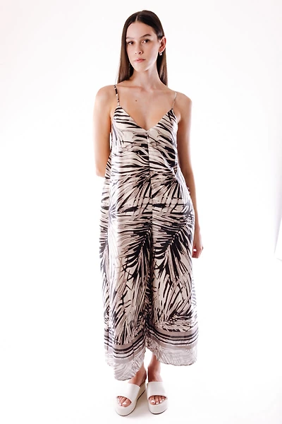 Palm Leaves Jumpsuit