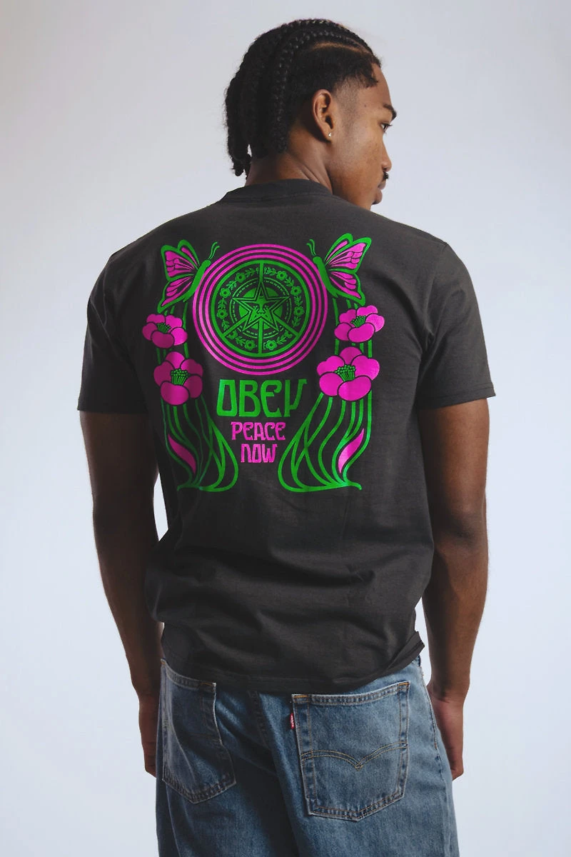 Peace Now Butterflies Tee
